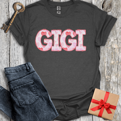 T-Shirt Dark Heather / S Gigi Watercolor Tee