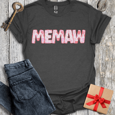 T-Shirt Dark Heather / S Memaw Watercolor Tee