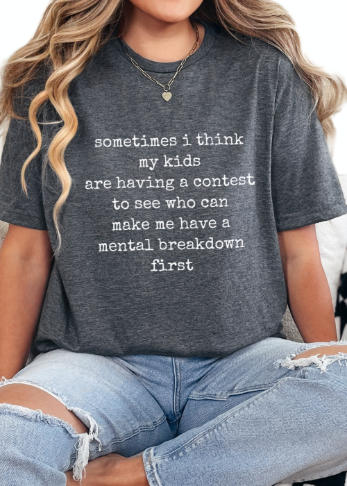 T-Shirt Dark Heather / S Mental Breakdown Tee
