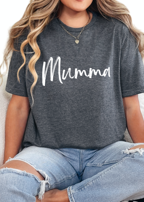 T-Shirt Dark Heather / S Mumma Tee