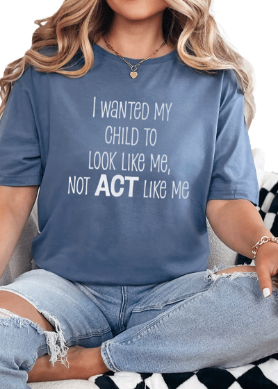 T-Shirt Heather Indigo / S Act Like Tee