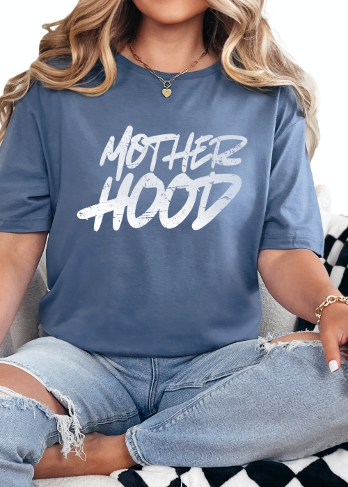 T-Shirt Heather Indigo / S MotherHOOD Tee