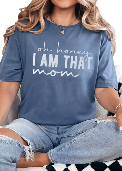 T-Shirt Heather Indigo / S That Mom Tee