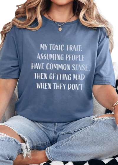 T-Shirt Heather Indigo / S Toxic Trait Tee