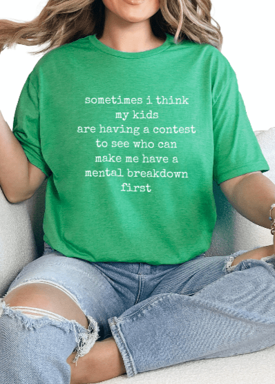 T-Shirt Heather Irish Green / S Mental Breakdown Tee