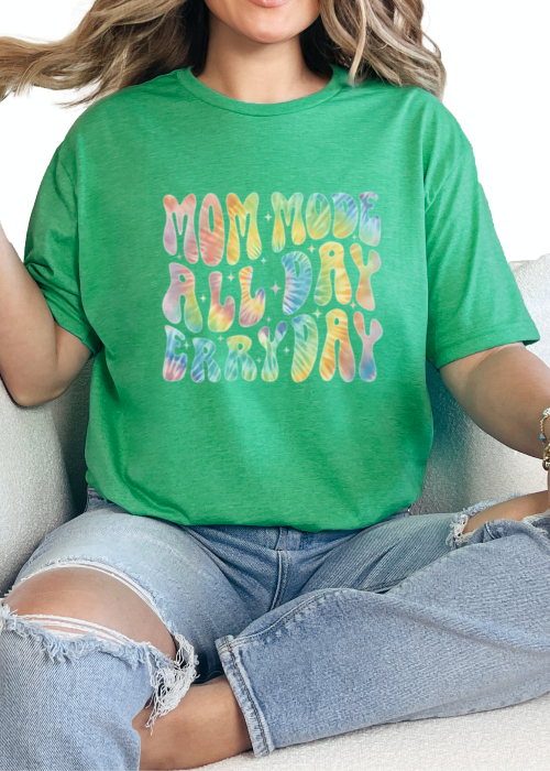 T-Shirt Heather Irish Green / S Mom Mode Tee