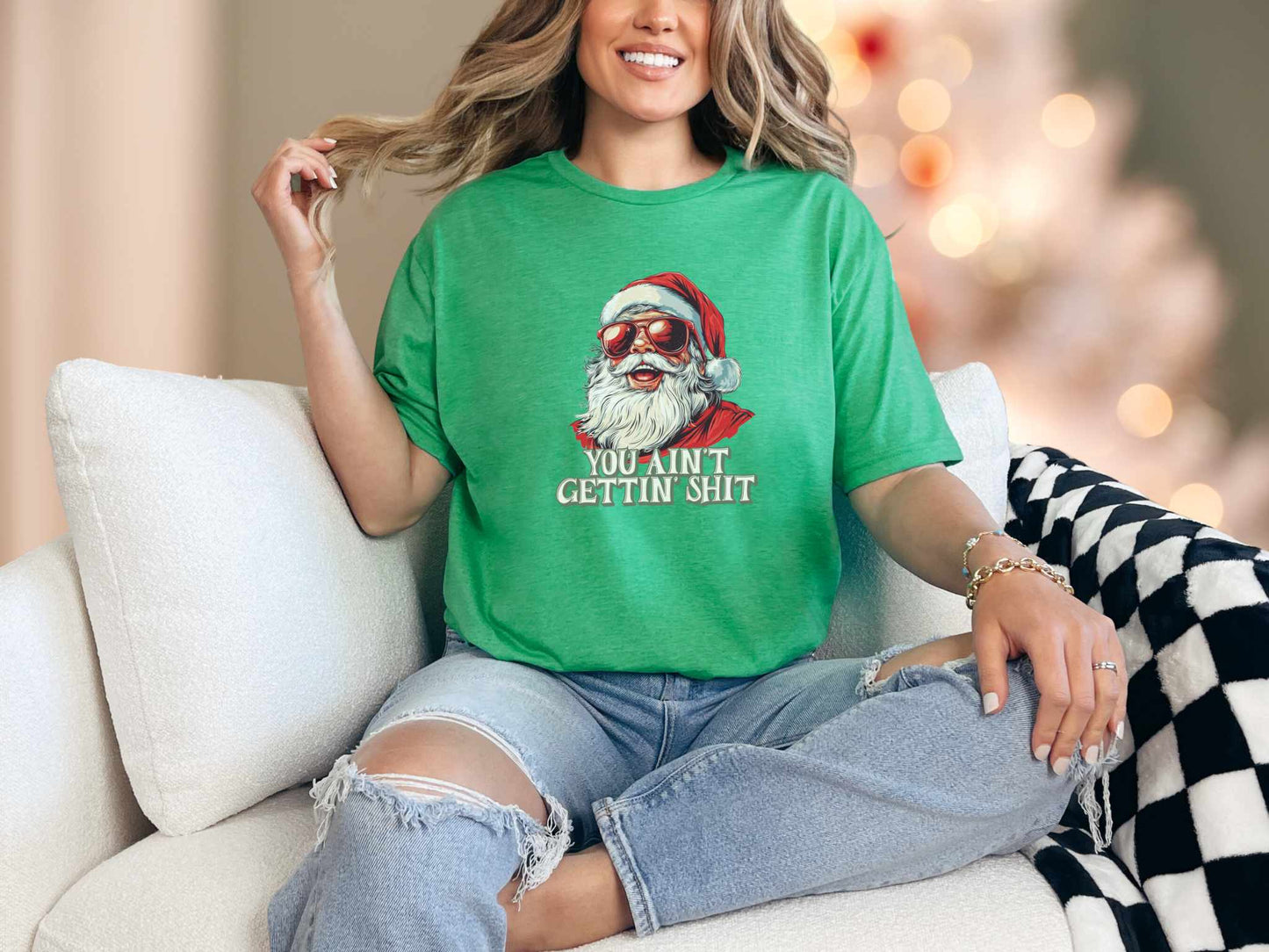 T-Shirt Heather Irish Green / S You Ain't Gettin' Tee