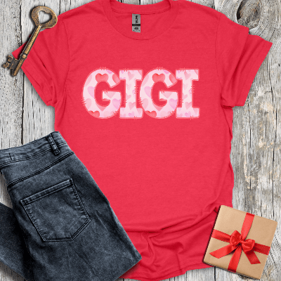 T-Shirt Heather Red / S Gigi Watercolor Tee