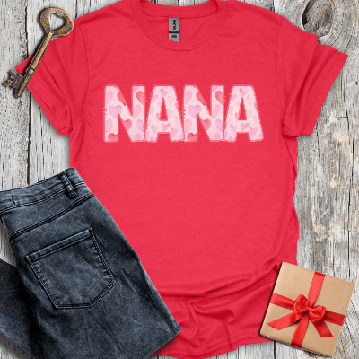 T-Shirt Heather Red / S Nana Watercolor Tee