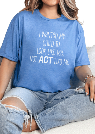 T-Shirt Heather Royal / S Act Like Tee