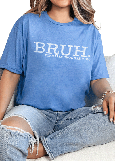 T-Shirt Heather Royal / S Bruh Tee