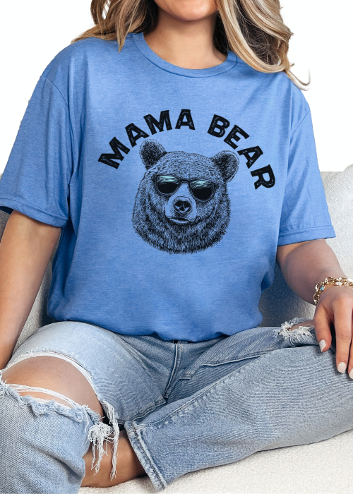 T-Shirt Heather Royal / S Mama Bear Tee