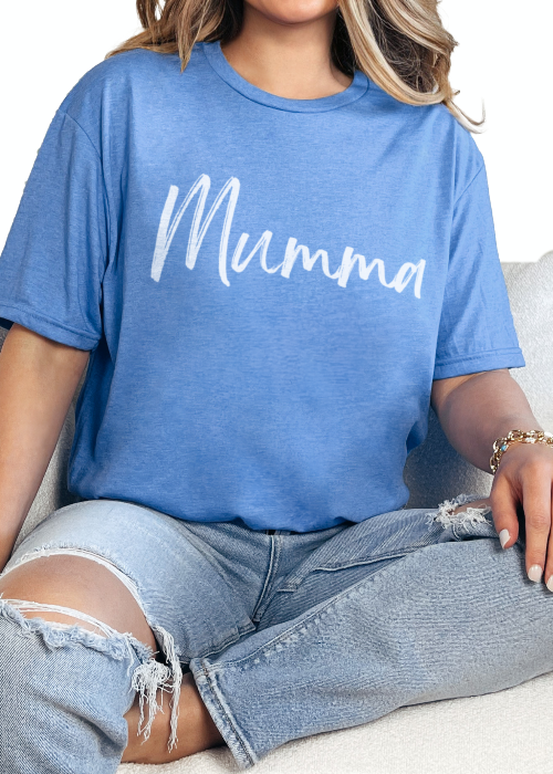 T-Shirt Heather Royal / S Mumma Tee