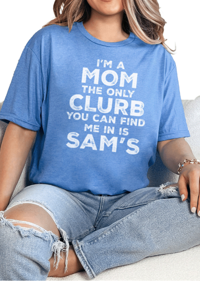 T-Shirt Heather Royal / S Sam's Clurb Tee