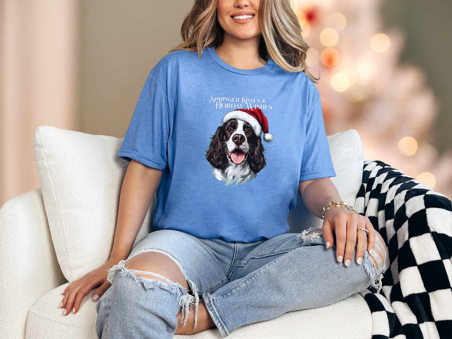 T-Shirt Heather Royal / S Springer Kisses Tee
