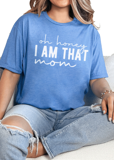 T-Shirt Heather Royal / S That Mom Tee