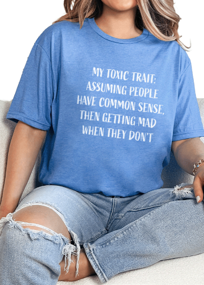 T-Shirt Heather Royal / S Toxic Trait Tee