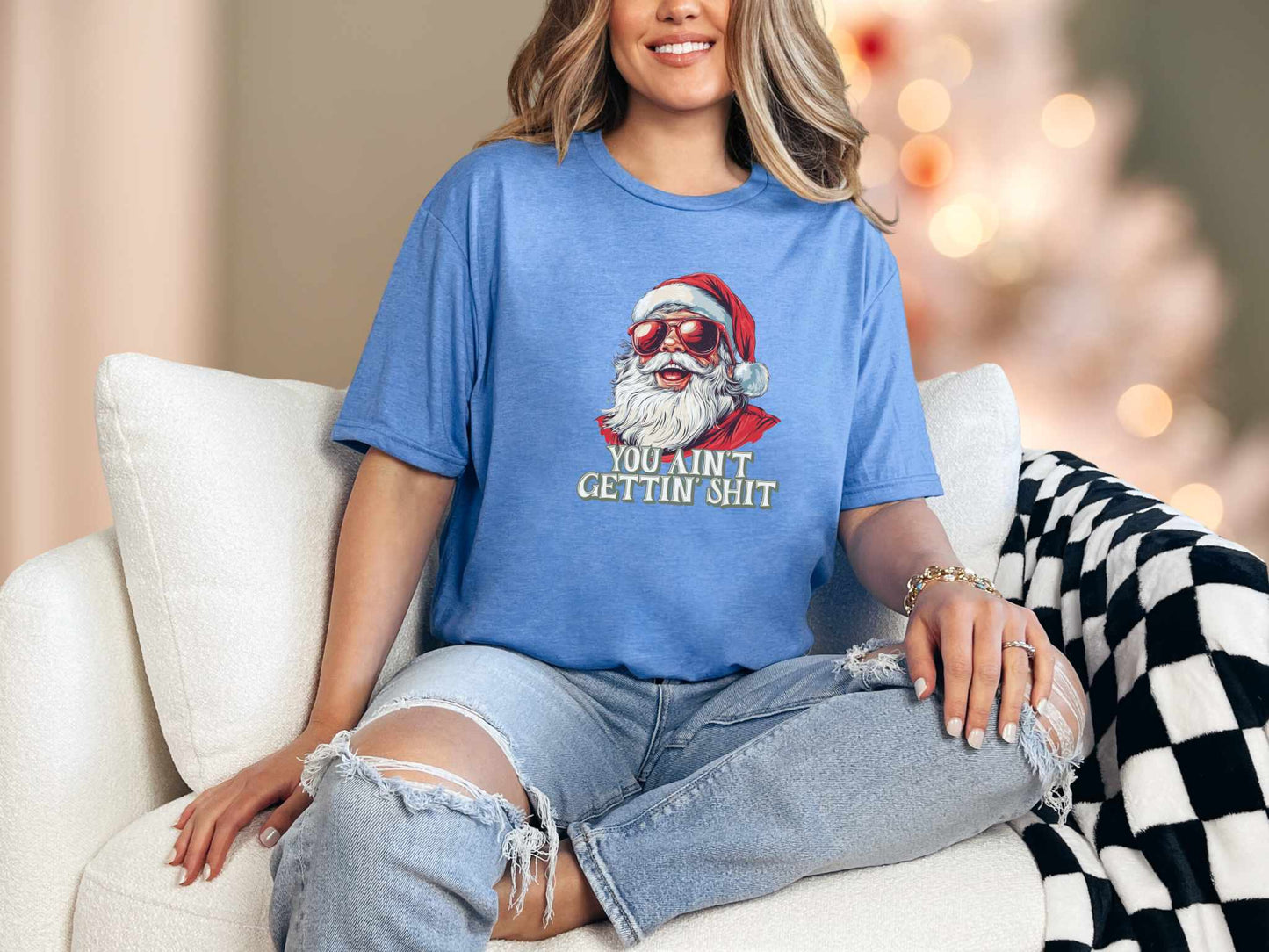 T-Shirt Heather Royal / S You Ain't Gettin' Tee
