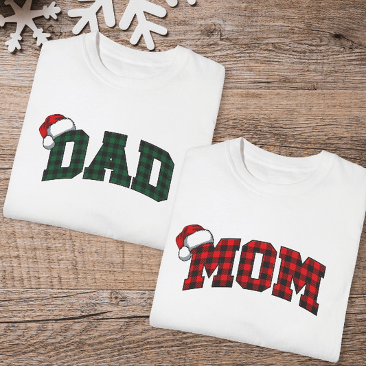T-Shirt Plaid Dad and Mom Comfort Colors® Tees