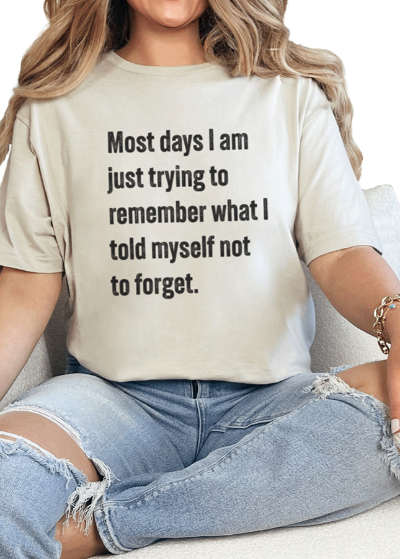T-Shirt Sand / S Forget Tee