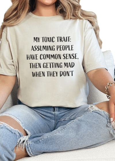 T-Shirt Sand / S Toxic Trait Tee