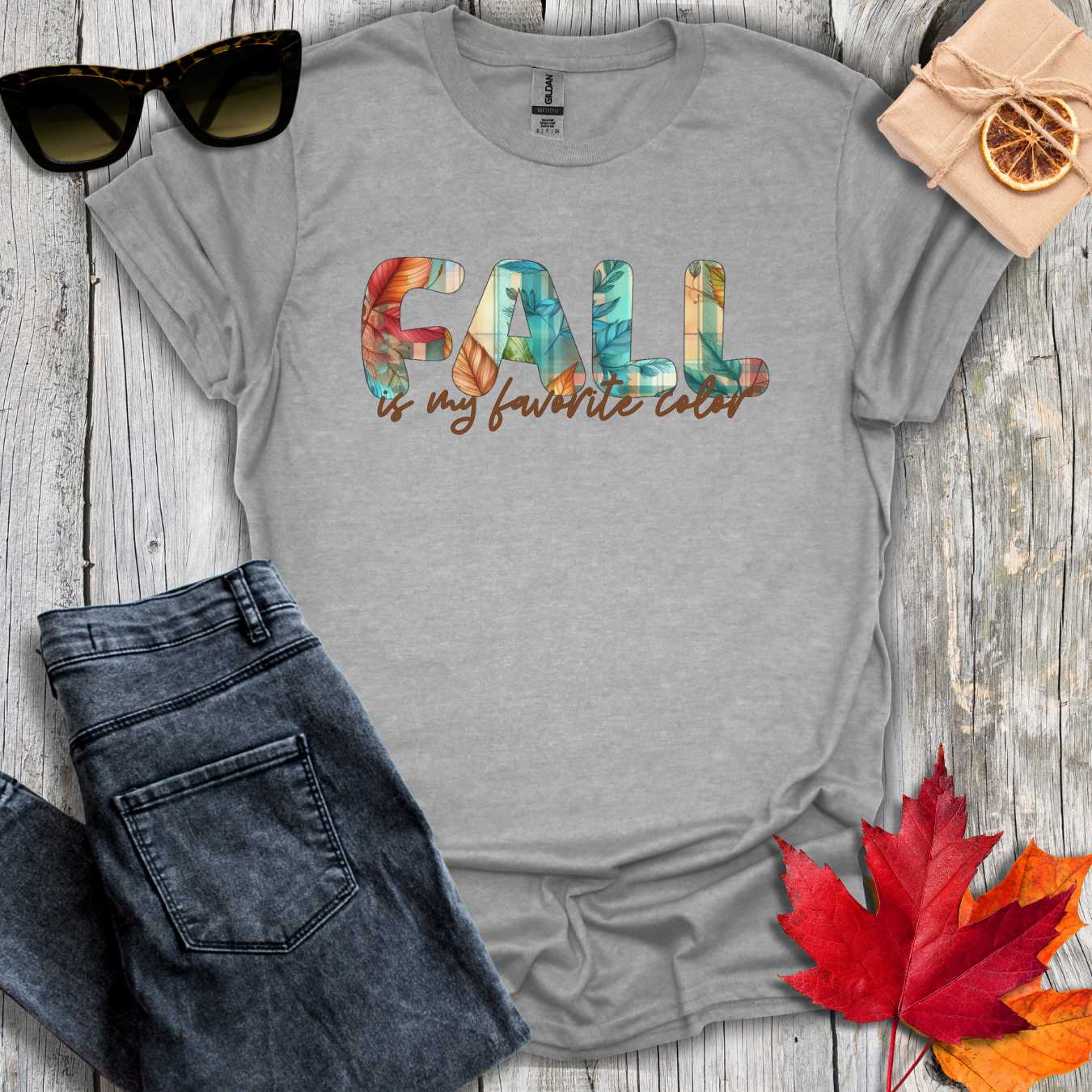 T-Shirt Sport Grey / S Fall is My Favorite Color Tee