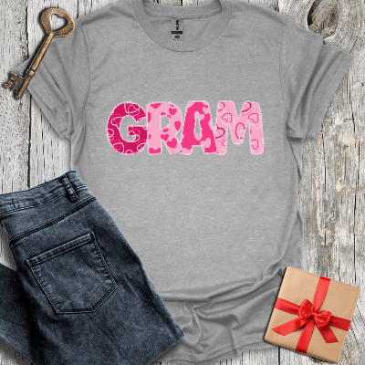 T-Shirt Sport Grey / S Gram Hearts Tee