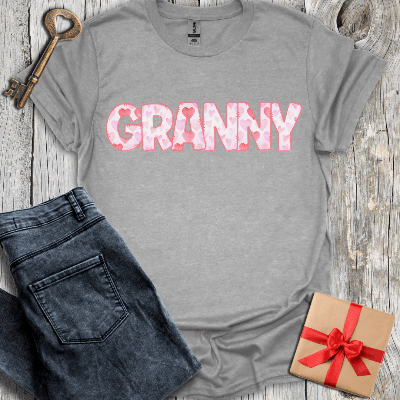 T-Shirt Sport Grey / S Granny Watercolor Tee