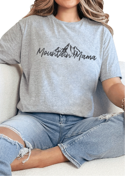 T-Shirt Sport Grey / S Mountain Mama Tee