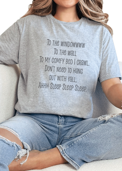 T-Shirt Sport Grey / S To The Window Tee
