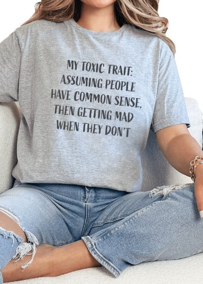 T-Shirt Sport Grey / S Toxic Trait Tee