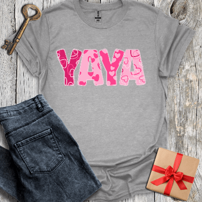 T-Shirt Sport Grey / S Yaya Hearts Tee