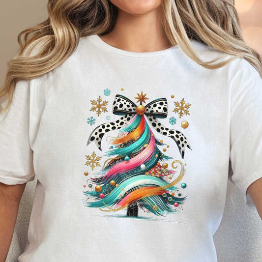 T-Shirt White / S Brush Stroke Tree Tee
