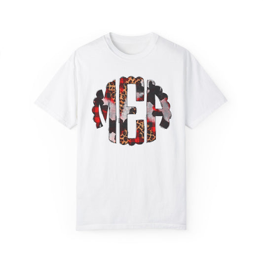 T-Shirt White / S Christmas Initials Comfort Colors® Tee