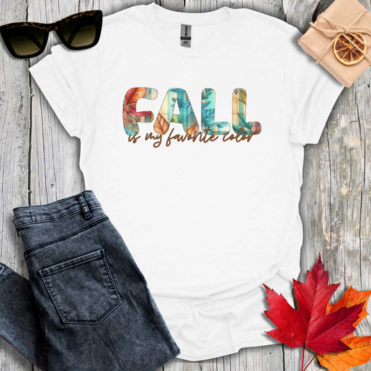T-Shirt White / S Fall is My Favorite Color Tee