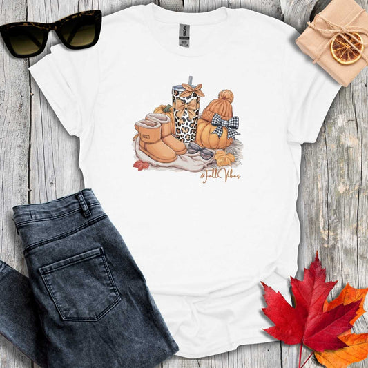 T-Shirt White / S #FallVibes Tee