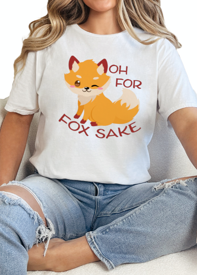 T-Shirt White / S Fox Sake Tee