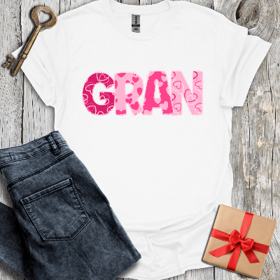 T-Shirt White / S Gran Hearts Tee