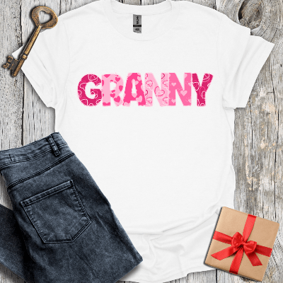 T-Shirt White / S Granny Hearts Tee