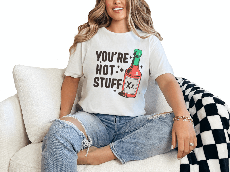 T-Shirt White / S Hot Stuff Tee