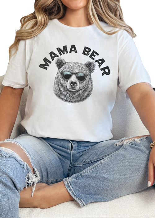 T-Shirt White / S Mama Bear Tee