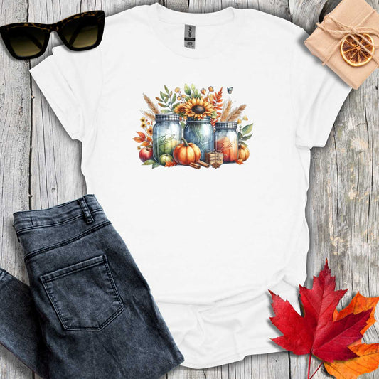 T-Shirt White / S Mason Jars Tee