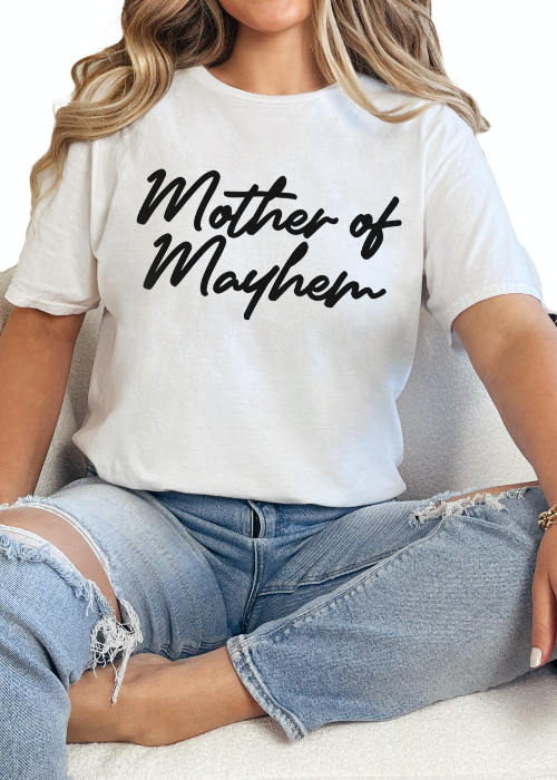 T-Shirt White / S Mayhem Tee