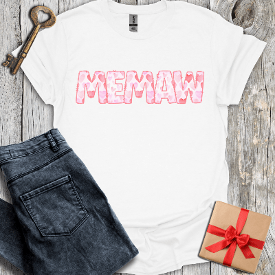 T-Shirt White / S Memaw Watercolor Tee