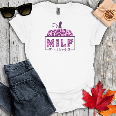 T-Shirt White / S MILF Tee