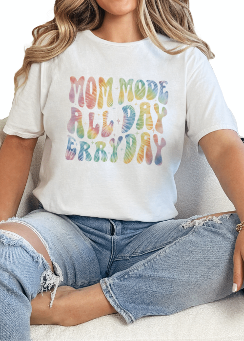 T-Shirt White / S Mom Mode Tee