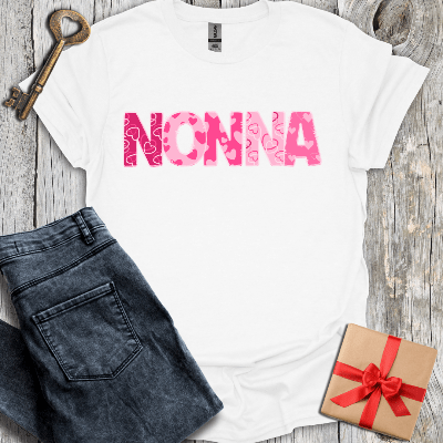 T-Shirt White / S Nonna Hearts Tee