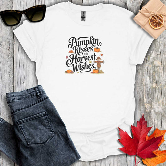 T-Shirt White / S Pumpkin Kisses Tee