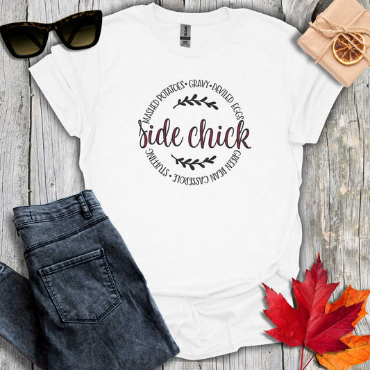 T-Shirt White / S Side Chick Tee