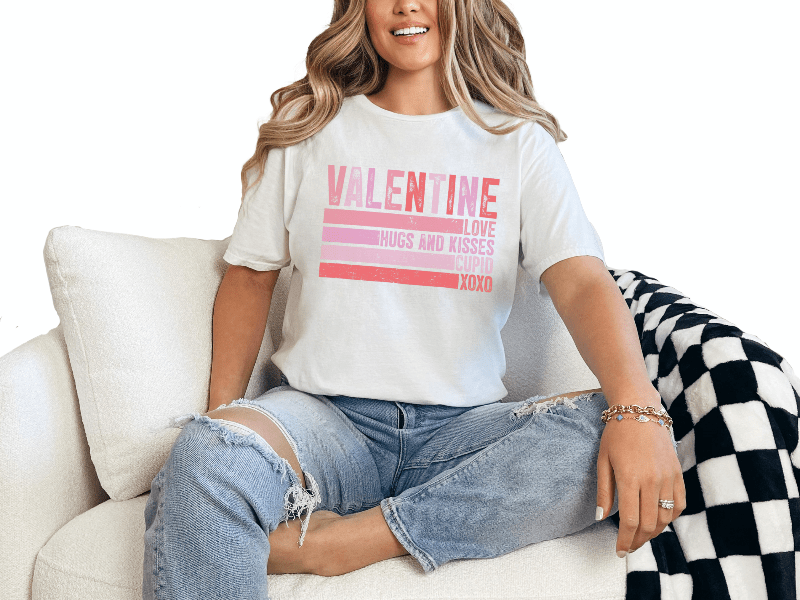 T-Shirt White / S Valentine Words Tee